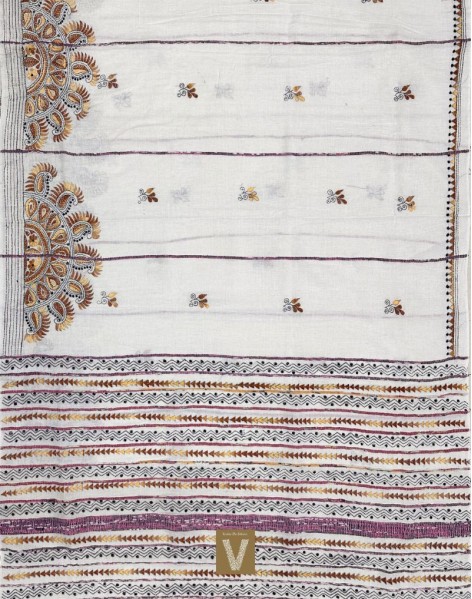 Kantha cotton saree-VKNT-2361