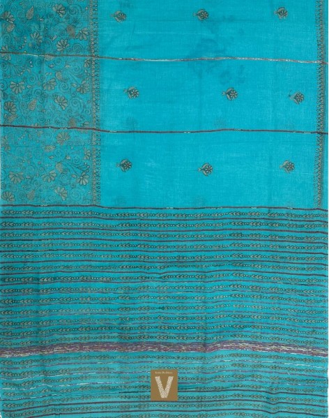 Kantha cotton saree-VKNT-2363