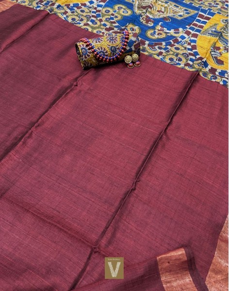 Tussar silk sarees-VTSR-2382