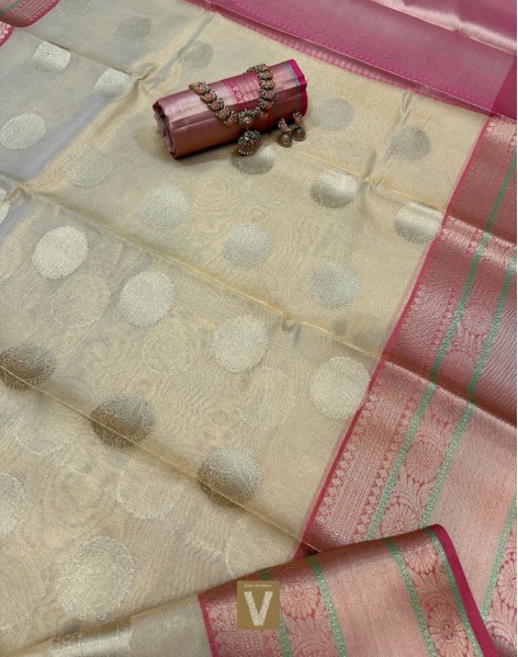 Kora Tissue silk saree -VKTS-2657