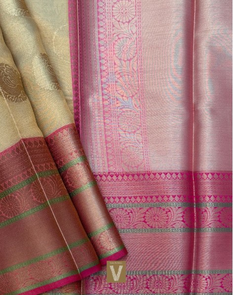 Kora Tissue silk saree -VKTS-2657