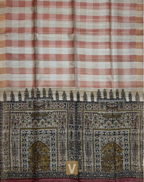 Tussar silk sarees-VTSR-2593