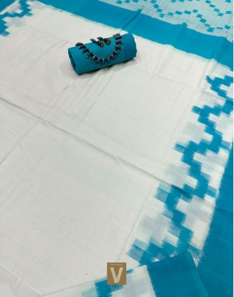 Double ikkat cotton saree-VMIS-2423