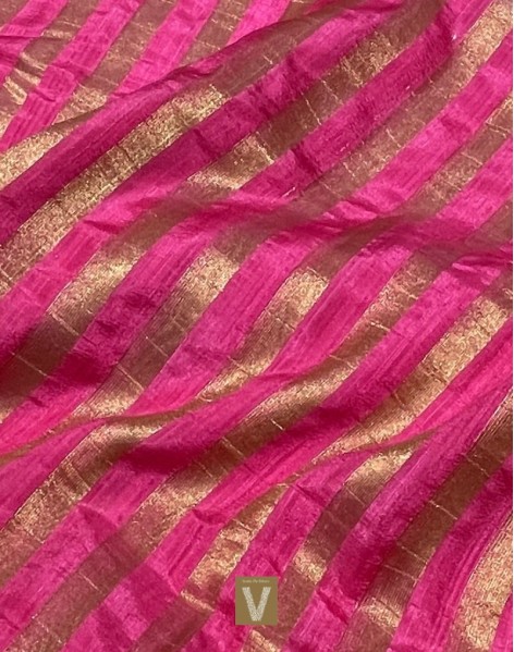 Semi Raw silk sarees-VSRW-1812