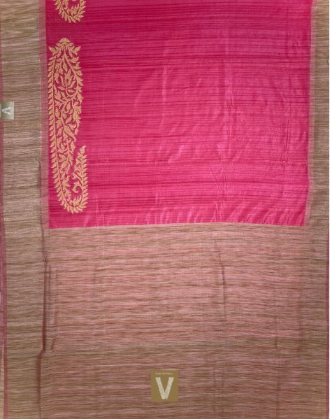 Semi Raw silk sarees-VSRW-1812