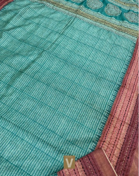 Semi tussar sarees-VSTS-2398