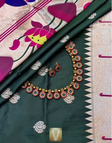 Paithani soft silk sarees-VPAI-2235