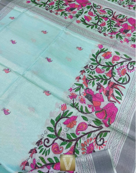 Semi tussar sarees-VSTS-2220