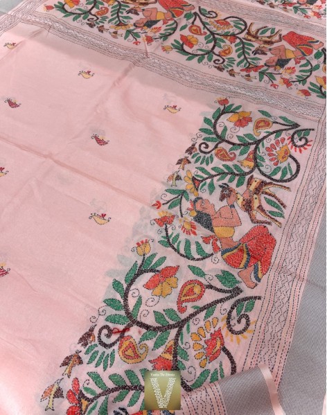 Semi tussar sarees-VSTS-2219