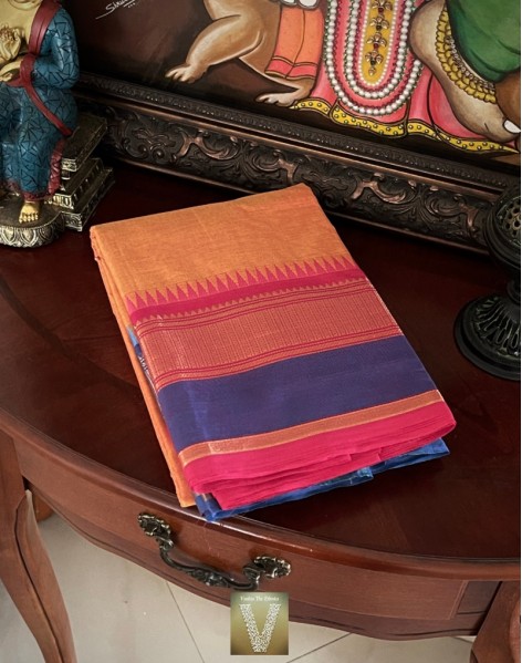 Handloom cotton saree-VHLC-2212