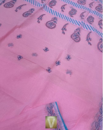 Lucknowi cotton sarees-vapq-2184
