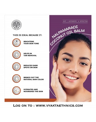 NALPAMARADI COCONUT OIL BALM - Traditional formulation for healthy and glowing skin