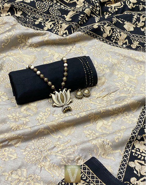 Sale Semi Tussar Sarees-VSTS-48