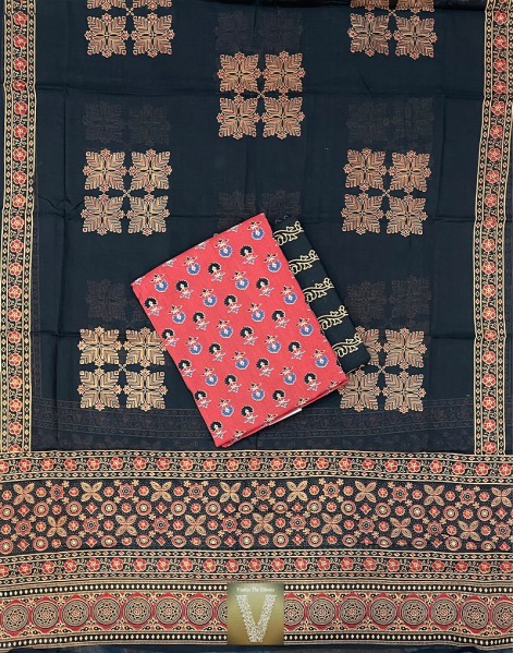 Salwar block printed cotton-VSAC-168