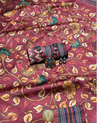 Matka tussar silk sarees-VMTS-1902(SOLD OUT)