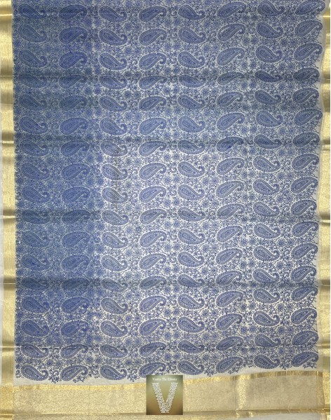 Organza silk sarees-VOGS-1945