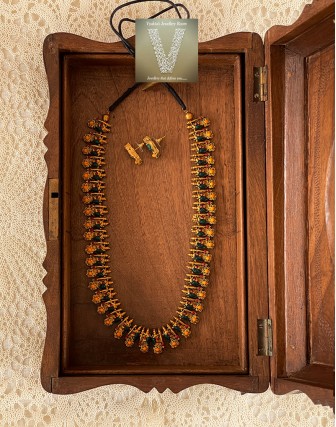 Antique gold terracotta jewellery-VTCJ-04