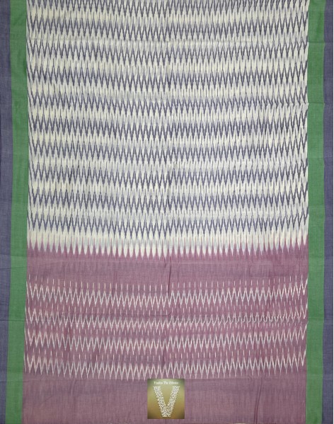 Double ikkat cotton saree-VMIS-1754