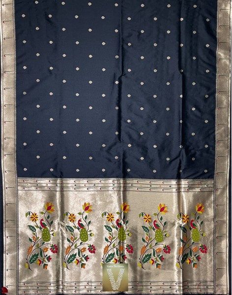 Paithani soft silk sarees-VPAI-1913