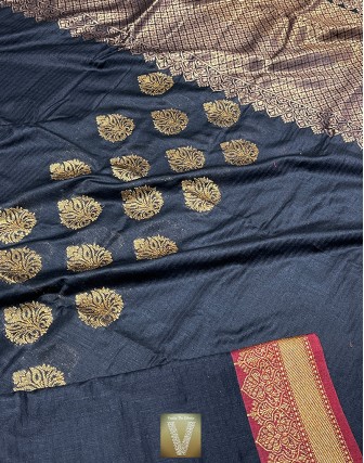 Silk cotton sarees-VSCS-1849